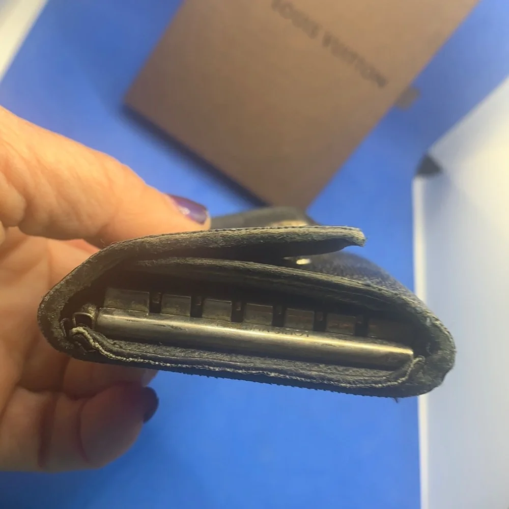 Louis Vuitton Damier Graphite 6 key holder‎